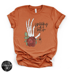 Spooky Bitch Tee | Witchy Halloween Graphic T-Shirt