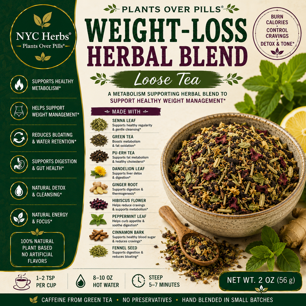 Weight Loss Support Tea Blend
