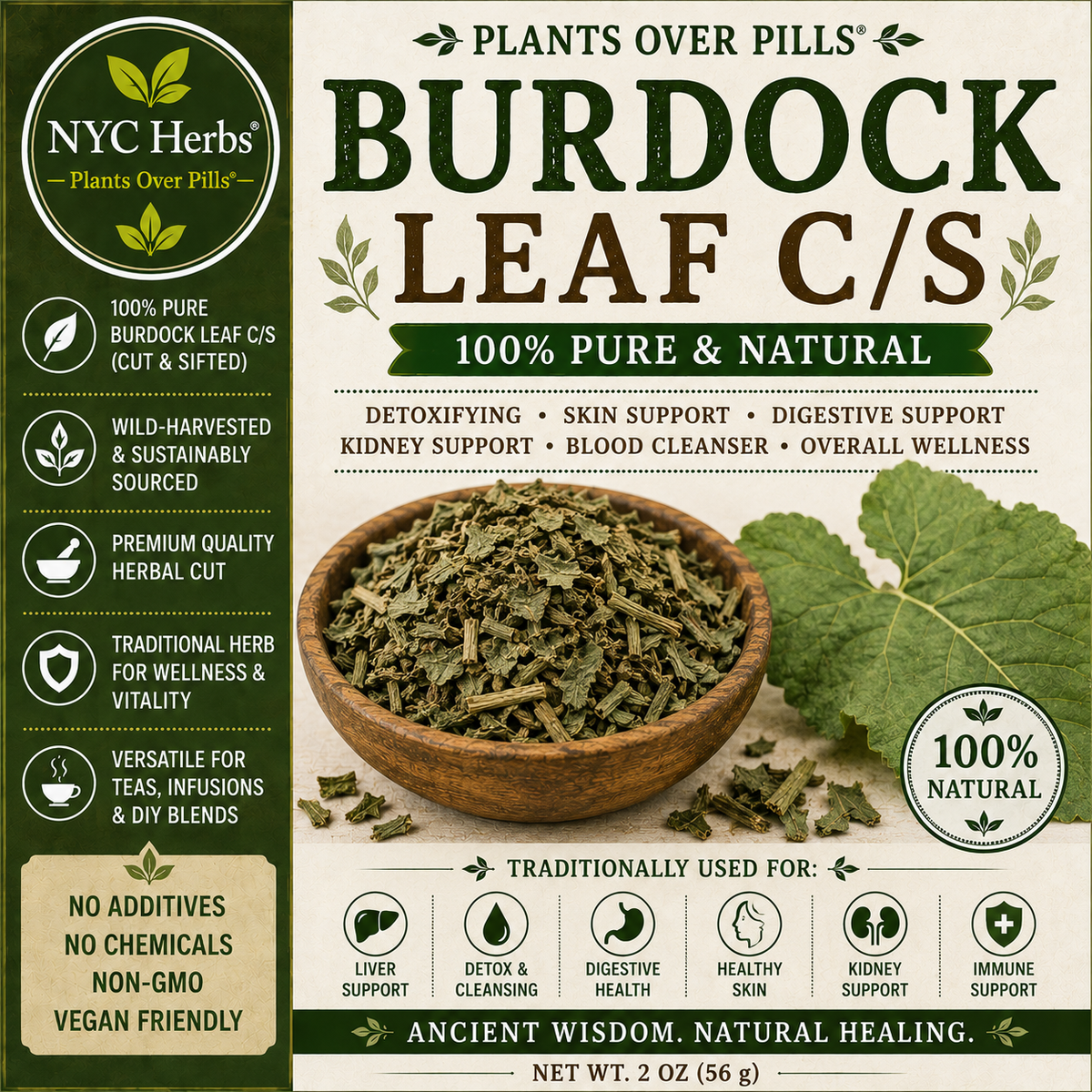 Burdock Leaf c/s