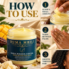 Duma Mbili Shea • Mango • Cocoa Triple-Butter Hair Balm
