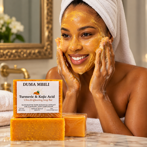 Duma Mbili Turmeric & Kojic Acid Ultra-Brightening Soap Bar