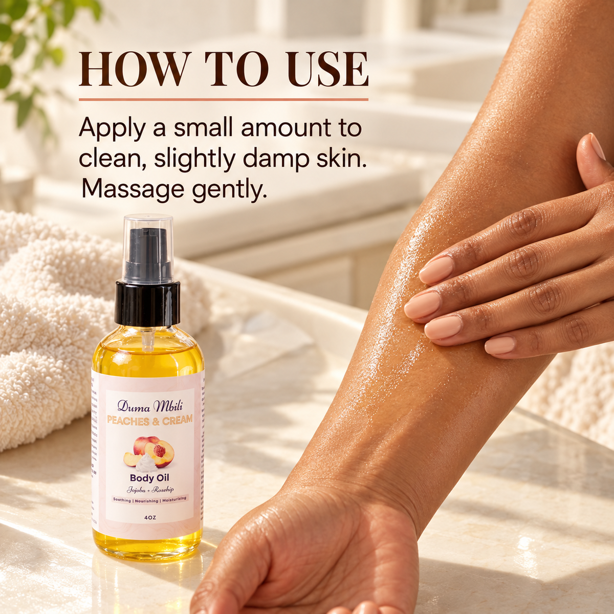 Peaches & Cream Body Oil