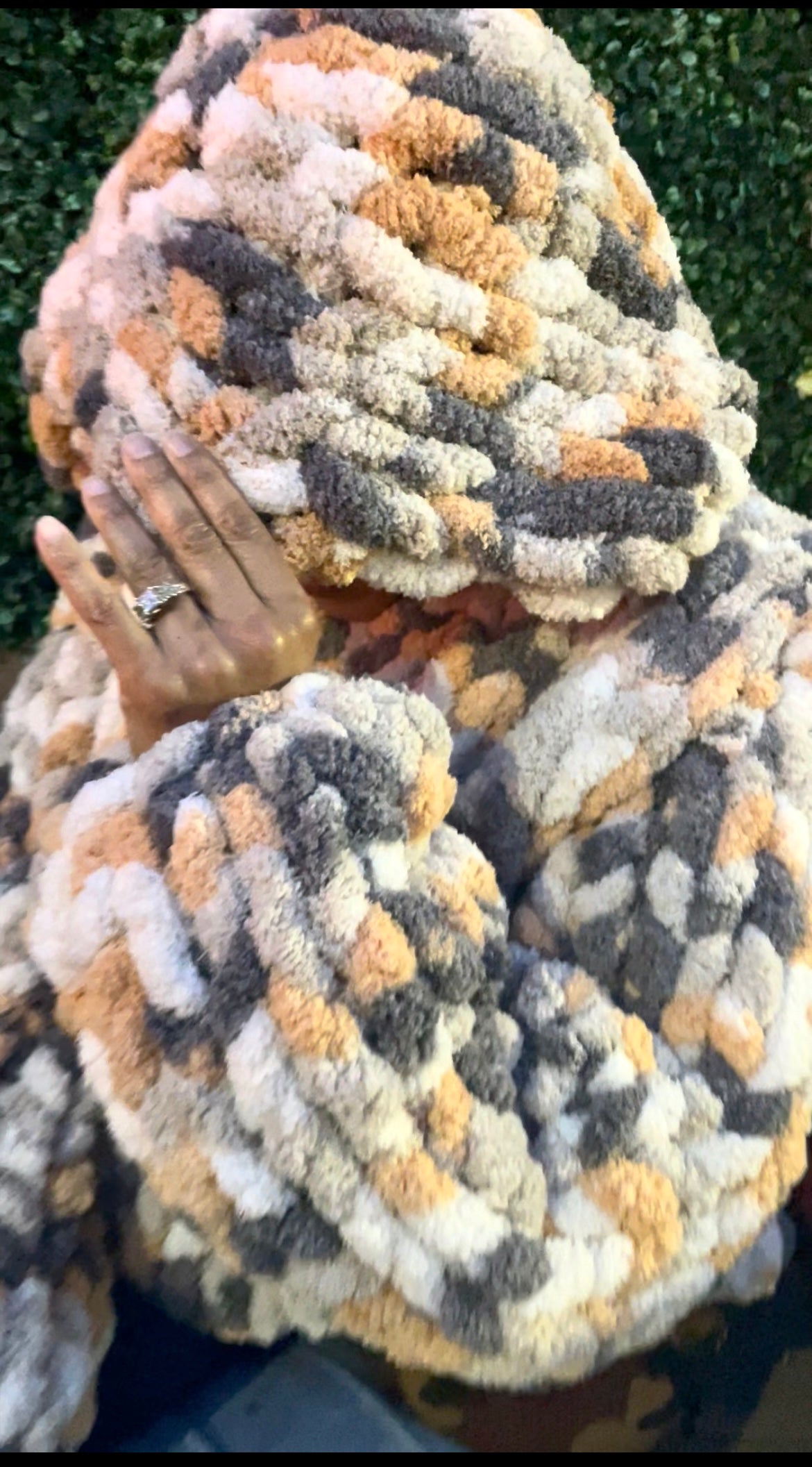 Chunk Allure Chunky Knit Hoodie