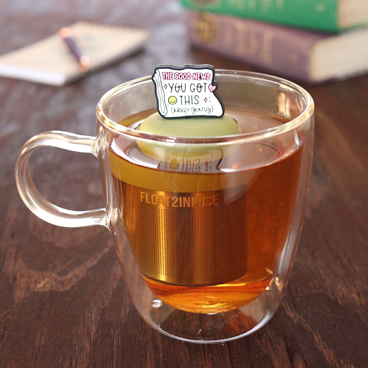 Floating You Got This Tea Infuser - Cute Tea Infuser for Loose Tea