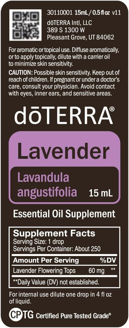 doTERRA Lavender Essential Oil 15 mL