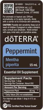 doTERRA Peppermint Essential Oil 15 mL