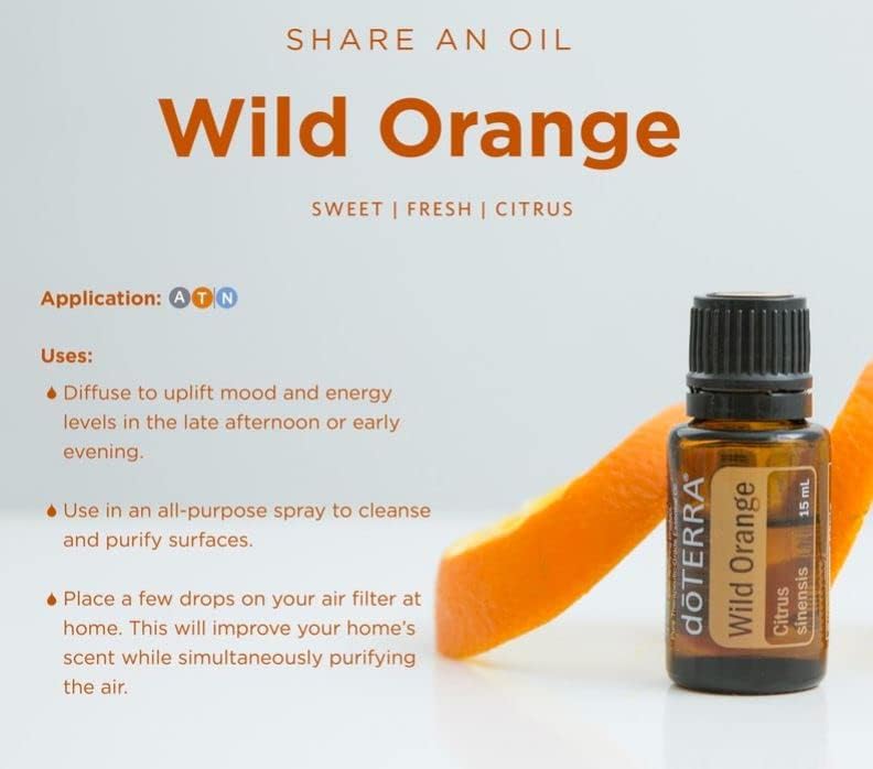 doTERRA Wild Orange Essential Oil 15 mL