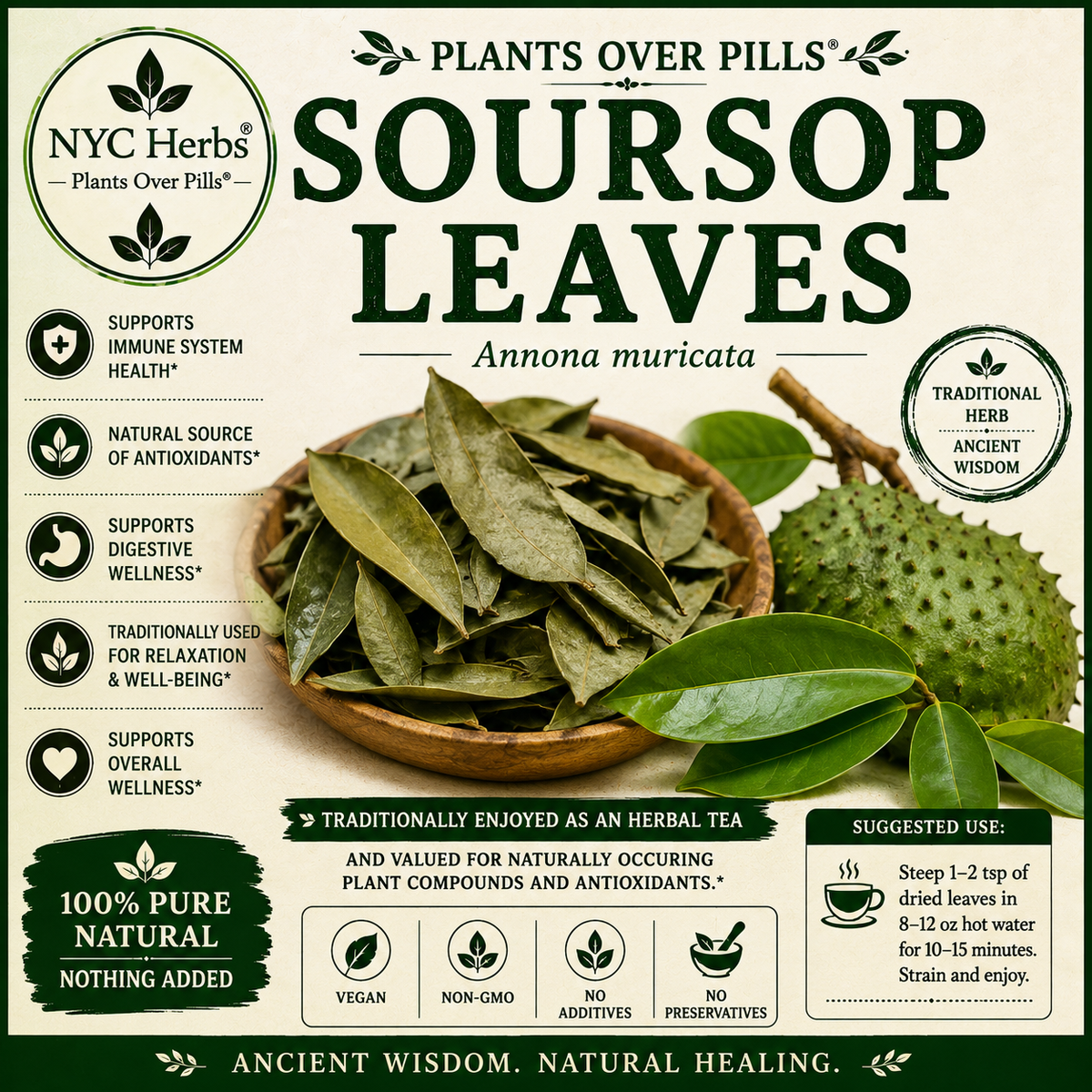 Soursop Leaves (Graviola)