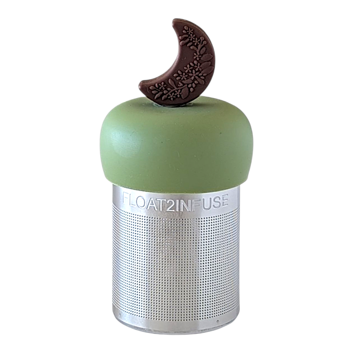 Floating Brown Floral Moon Tea Infuser - Cute Tea Infuser for Loose Leaf Tea