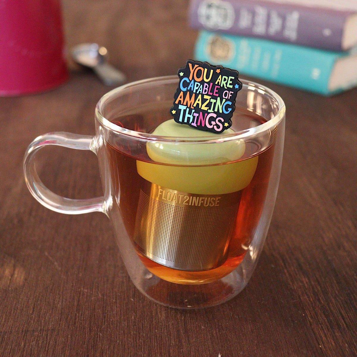 Floating You Are Capable Tea Infuser - Cute Tea Infuser for Loose Tea